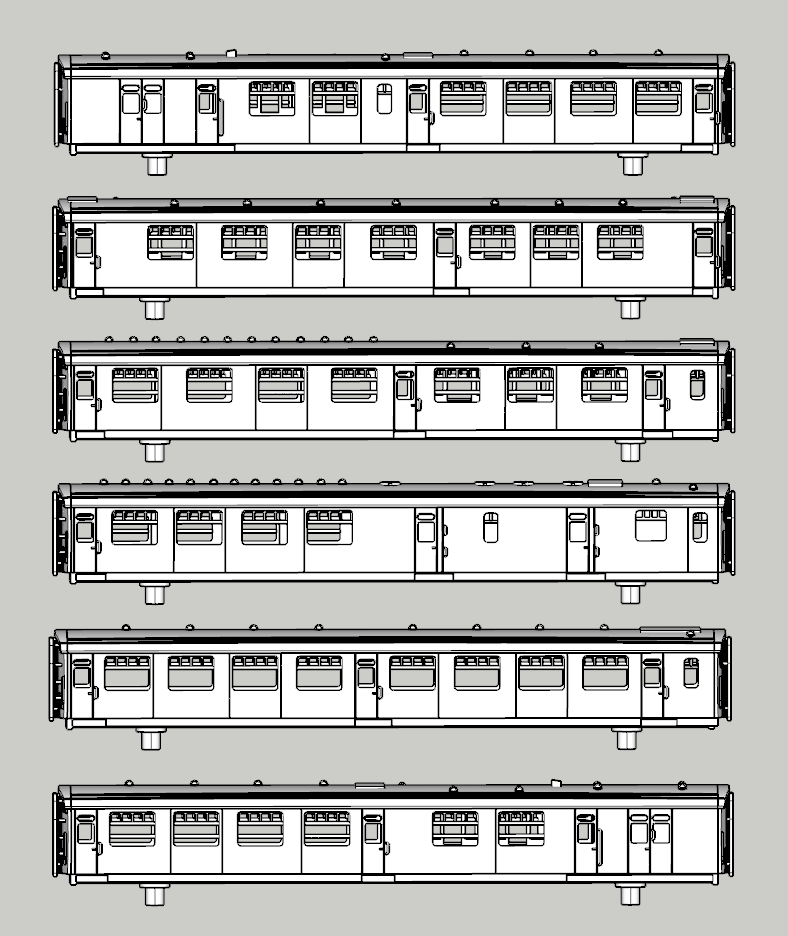 (image for) (N) SR Bulleid Eastleigh 6 Coach Dining Bundle - Sets 290-300